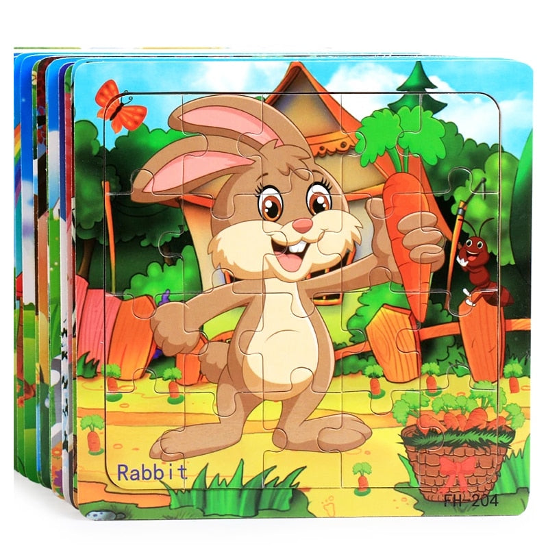 Nouveau Puzzle Montessori 3D de 20 pièces -  mouton