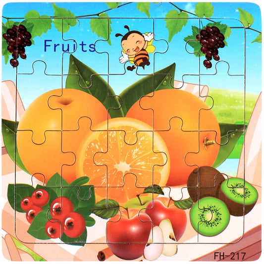 Nouveau Puzzle Montessori 3D de 20 pièces - fruits